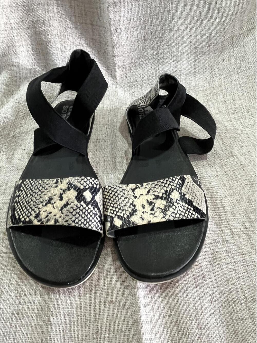 Sorel Ella II Strappy Print Sandal 9.5 EUC*